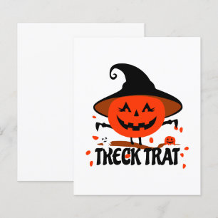 Treck Trat Pumpkin Smiling