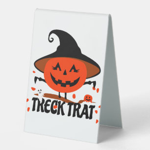 Treck Trat Pumpkin Smiling