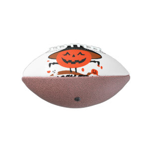 Treck Trat Pumpkin Smiling American Football