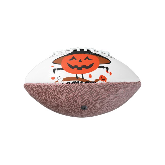 Treck Trat Pumpkin Smiling American Football (Rotated 270)