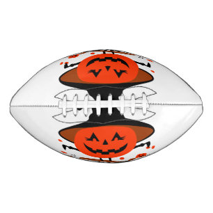 Treck Trat Pumpkin Smiling American Football