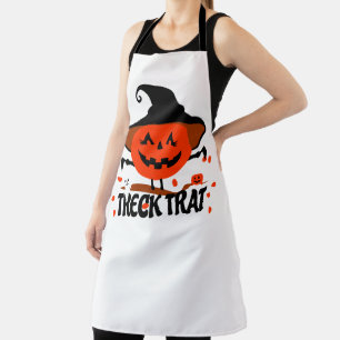 Treck Trat Pumpkin Smiling Apron