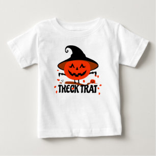 Treck Trat Pumpkin Smiling Baby T-Shirt