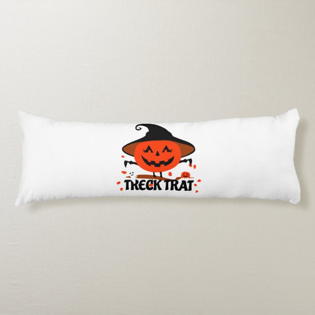 Treck Trat Pumpkin Smiling Body Cushion (Front)
