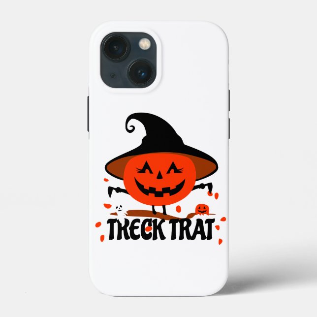 Treck Trat Pumpkin Smiling Case-Mate iPhone Case (Back)