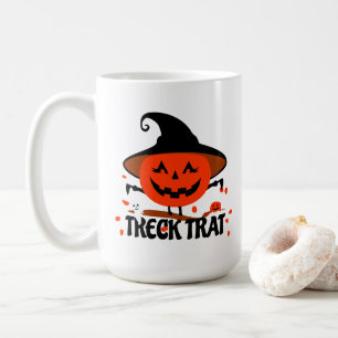 Treck Trat Pumpkin Smiling Coffee Mug