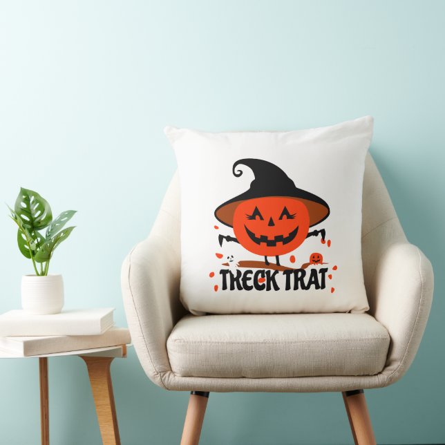 Treck Trat Pumpkin Smiling Cushion (Chair)