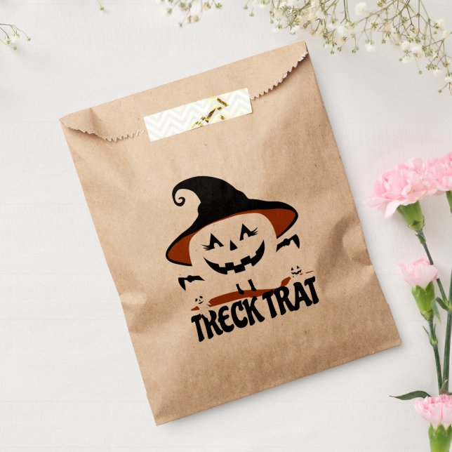 Treck Trat Pumpkin Smiling Favour Bags (Sealed)