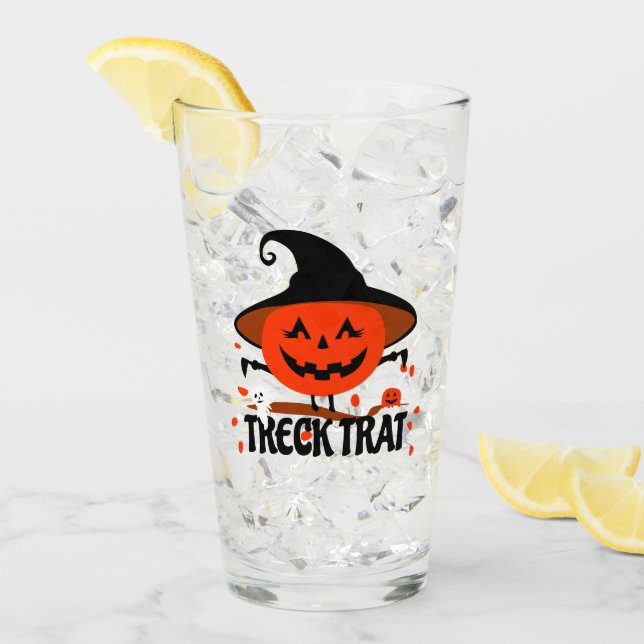 Treck Trat Pumpkin Smiling Glass (Front Ice)