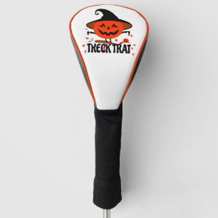 Treck Trat Pumpkin Smiling Golf Head Cover