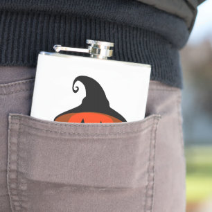 Treck Trat Pumpkin Smiling Hip Flask