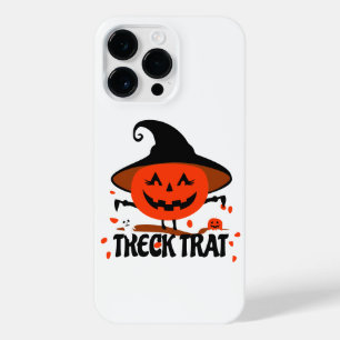 Treck Trat Pumpkin Smiling iPhone 14 Pro Max Case