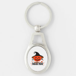 Treck Trat Pumpkin Smiling Key Ring