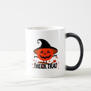 Treck Trat Pumpkin Smiling Magic Mug
