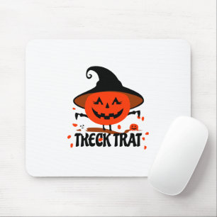 Treck Trat Pumpkin Smiling Mouse Mat