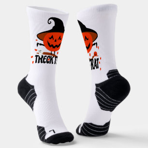 Treck Trat Pumpkin Smiling Socks