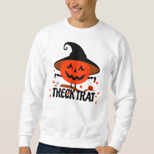 Treck Trat Pumpkin Smiling Sweatshirt