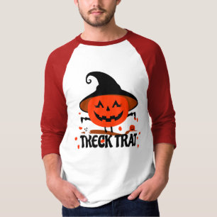 Treck Trat Pumpkin Smiling T-Shirt