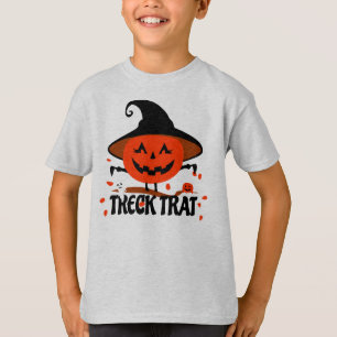 Treck Trat Pumpkin Smiling T-Shirt