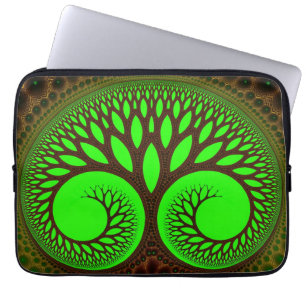 Tree 2 Fractal Abstract Art Laptop Sleeve