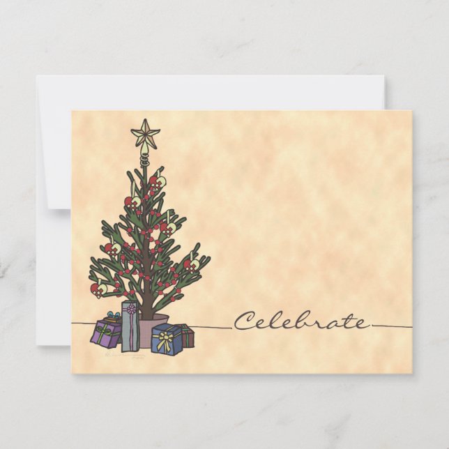 Tree, 5.5"x4.25" invitation (Front)