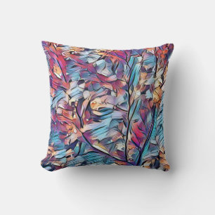 TREE ABSTRACT CUSHION
