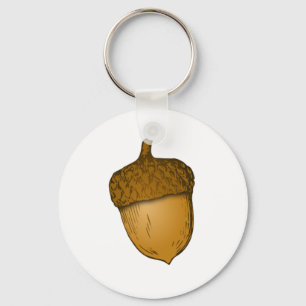 Tree Acorn Key Ring