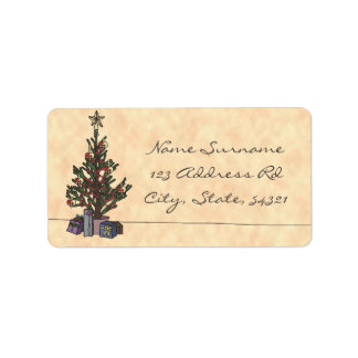 Tree, address label