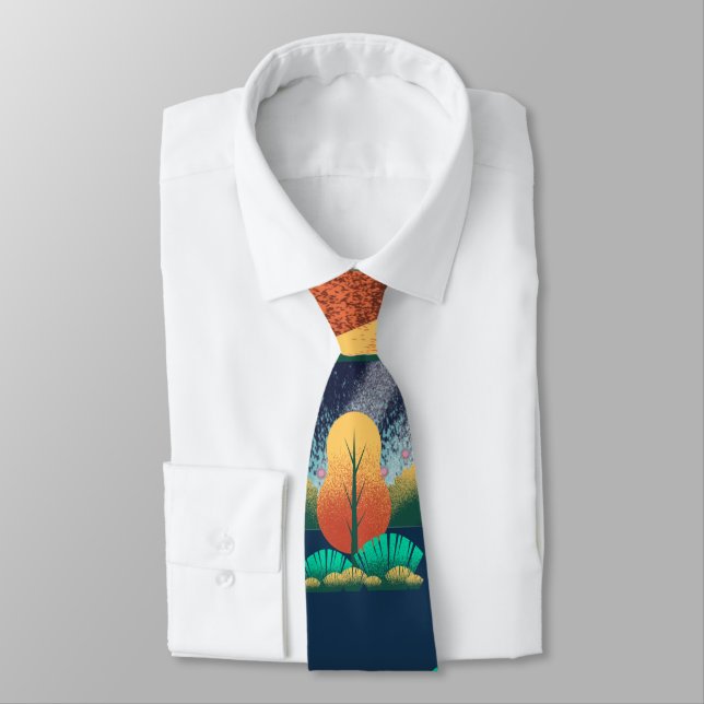 tree and bird tie (Tied)