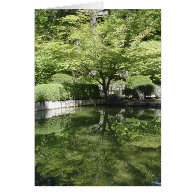 Tree and Pond Card (Front)