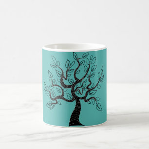 Tree Art Coffee Mug Choose Colour