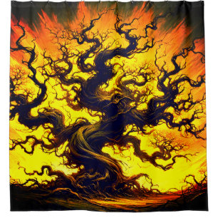 Tree Art Shower Curtain