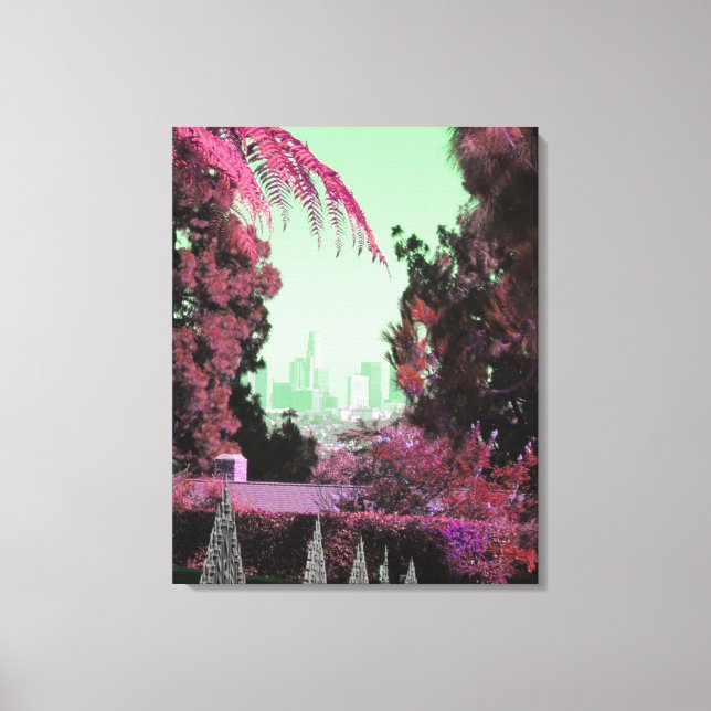 Tree Artistic Photography Retro Chic California Canvas Print (Front)