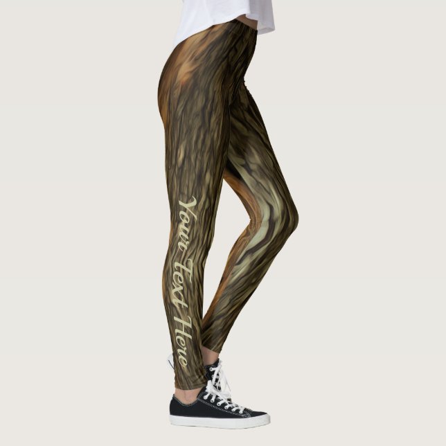 Tree Bark 1069 Leggings (Right)