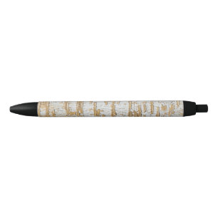 Tree Bark Abstract Natural Pattern Black Ink Pen