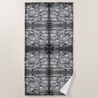 Tree Bark Black And White Photo Closeup Pattern