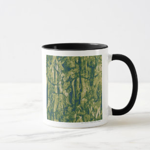 Tree bark camouflage pattern mug
