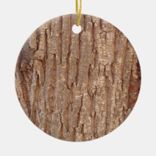 tree bark ceramic tree decoration
