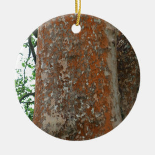 Tree Bark Ceramic Tree Decoration