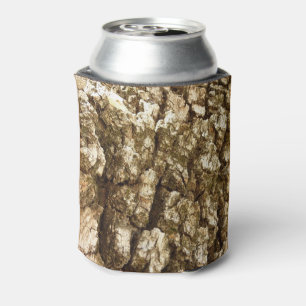 Tree Bark II Natural Textured Design Can Cooler