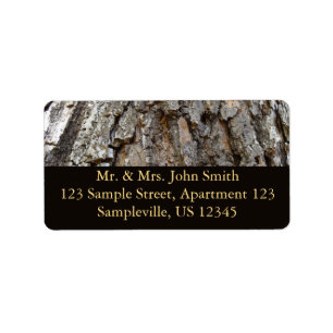 Tree Bark IV Label