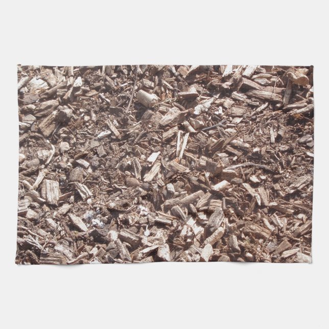 Tree bark, Nature, Brown Tea Towel (Horizontal)