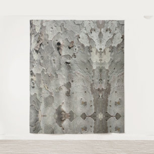 Tree bark pattern tapestry
