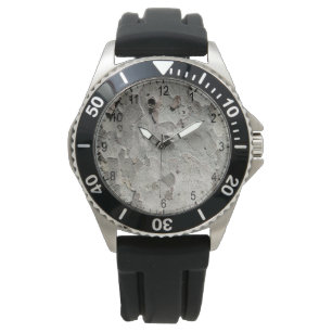 Tree bark pattern watch