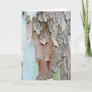 Tree Bark, Rustic Greeting Card