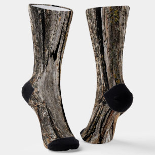 Tree Bark Socks