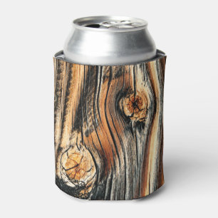 Tree Bark Texture Cool Unique Can Cooler