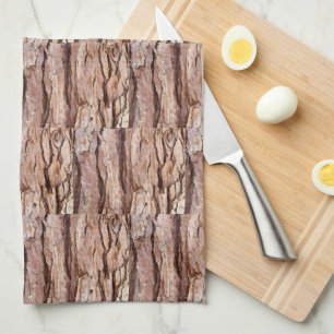 Tree Bark Texture Cool Unique Tea Towel