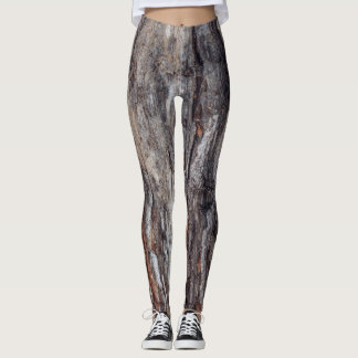 Tree Bark Texture Leggings