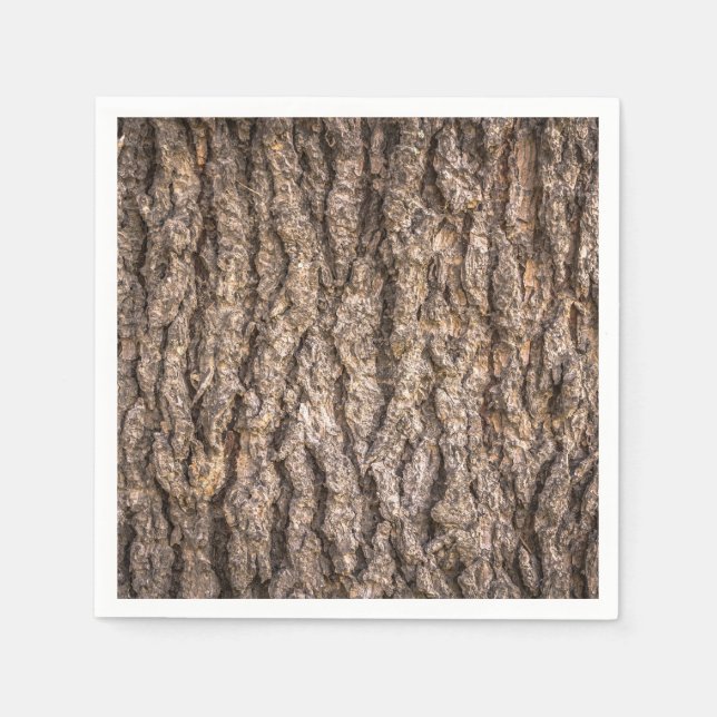Tree Bark Texture Napkin (Front)
